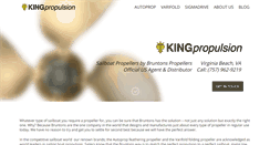 Desktop Screenshot of kingpropulsion.com