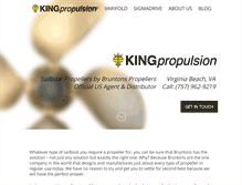 Tablet Screenshot of kingpropulsion.com